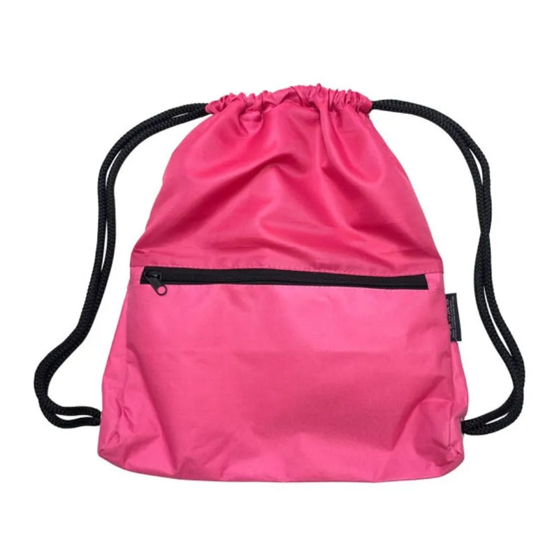 Customised red drawsting bag