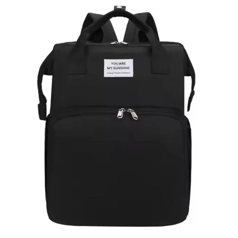 black diaper bag backpack
