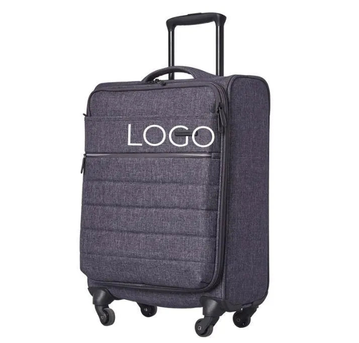 TravelSupplies Custom 4 wheeler Soft Fabric Luggage Singapore
