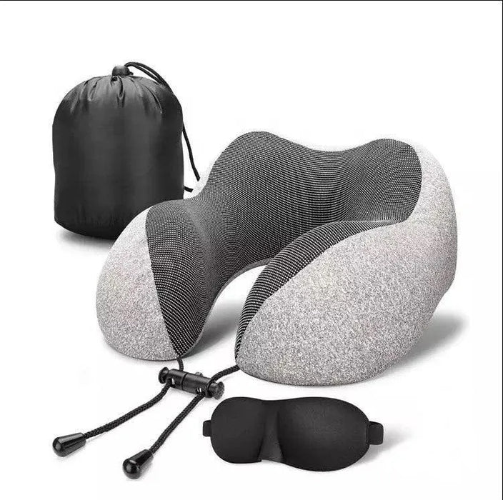 Curved Memory Foam Travel Pillow - TravelSupplies