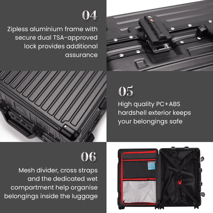 Aluminium Frame Luggage