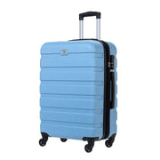 Cheap blue cabin luggage