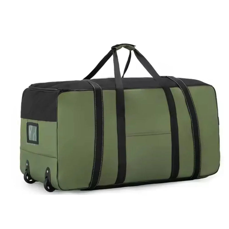 Green cheap check in bag