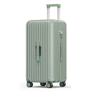 Green Check in large size luggage