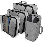 Compressible packing cube 4 piece set