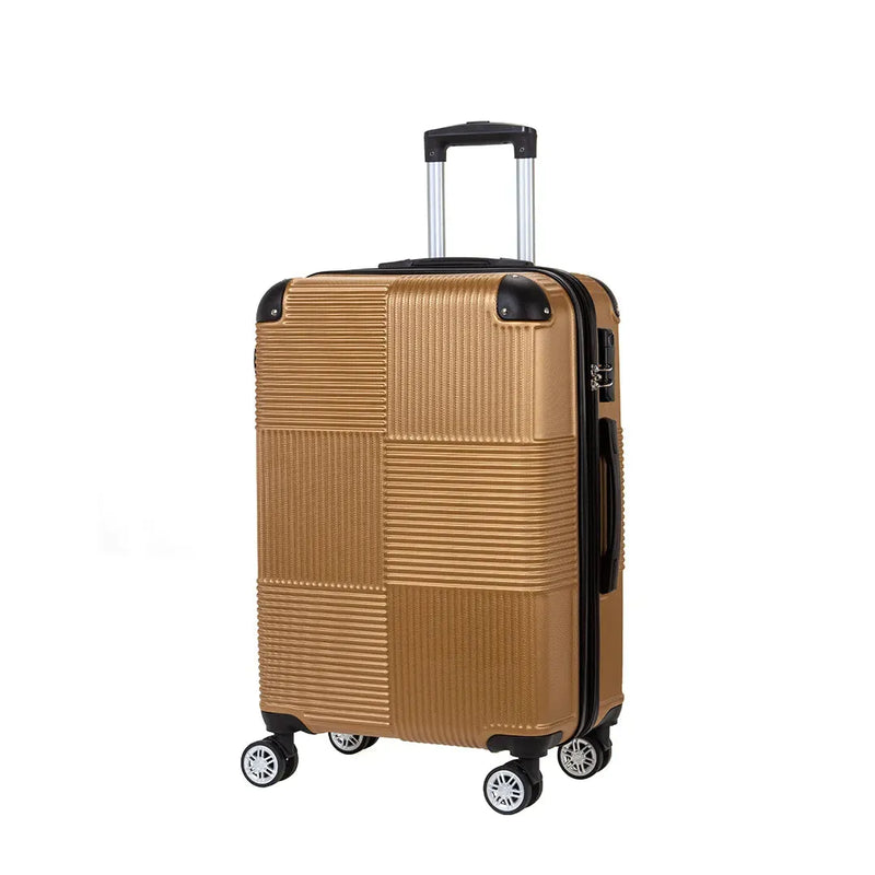 Custom gold abs hard case luggage