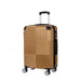 Custom gold abs hard case luggage
