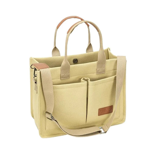 Brown custom canvas bag