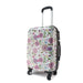 Custom floral printed suitcase
