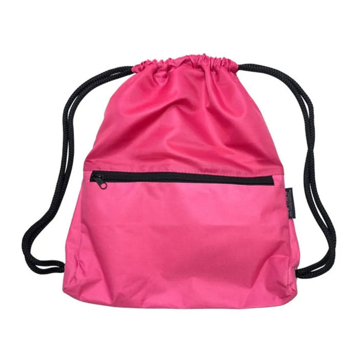 Customised red drawsting bag