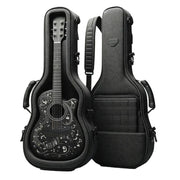 Black hard case guitar bag