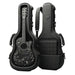 Black hard case guitar bag
