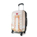 Luggage with cute giraffe prints