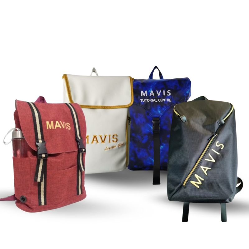 mavis singapore corporate gift backpacks