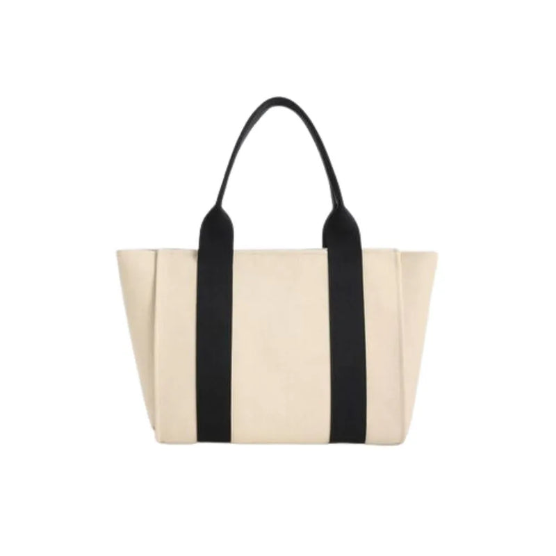 Beige personalized canvas bags