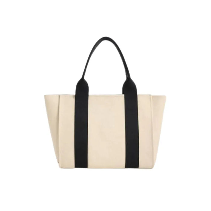 Beige personalized canvas bags