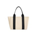 Beige personalized canvas bags