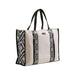 Printed canvas bag with patterns