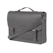 Grey satchel bag