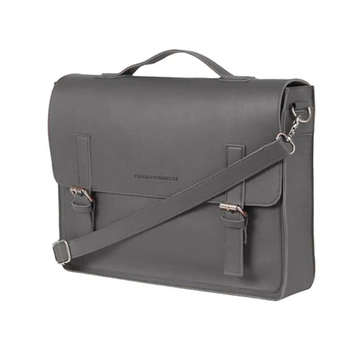 Grey satchel bag