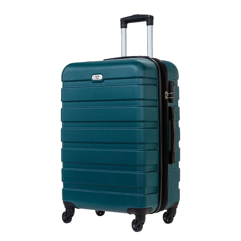 Single wheel luggage green front