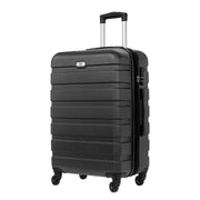 Single wheel luggage grey front