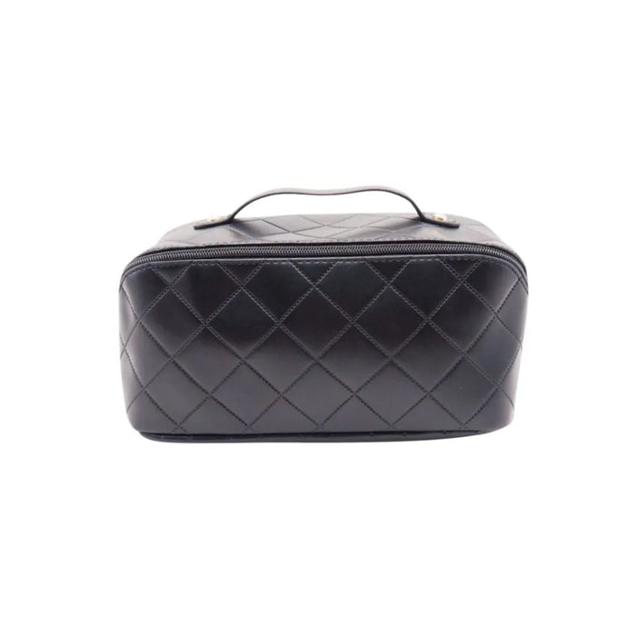 Grey travel cosmetic bag