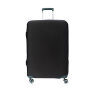 luggage cover with black print