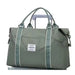 green carry on duffel bag