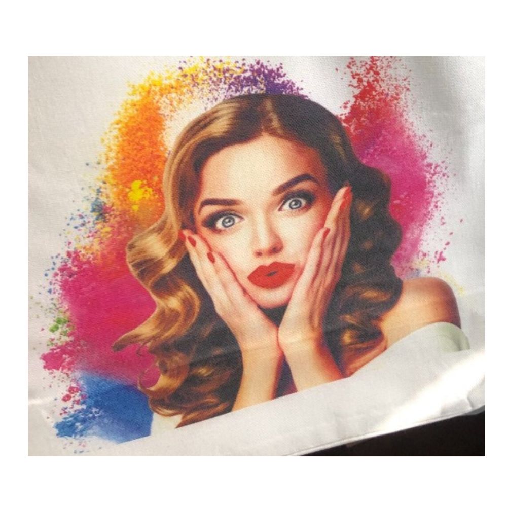 DTG printing on fabric