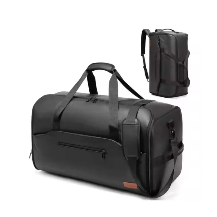 black gym bag backpack
