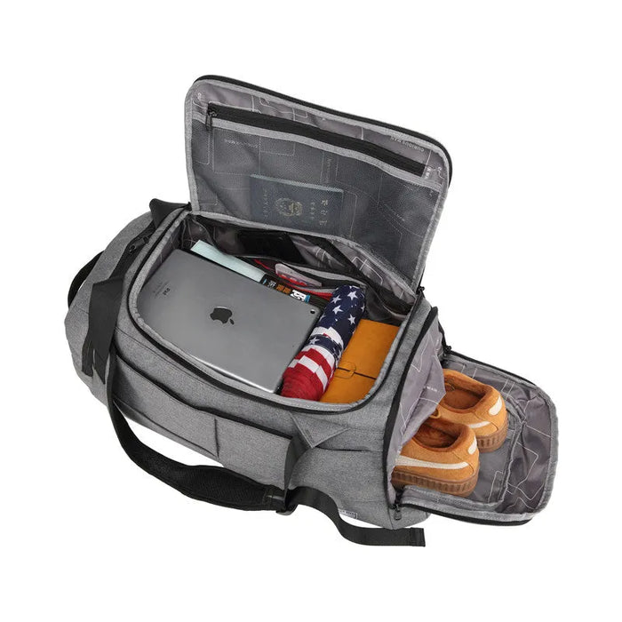 gym bag with shoe compartment