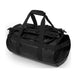 black gym duffel bag
