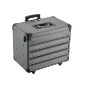 Black hard heavy duty luggage