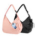 pink and black ladies gym bag
