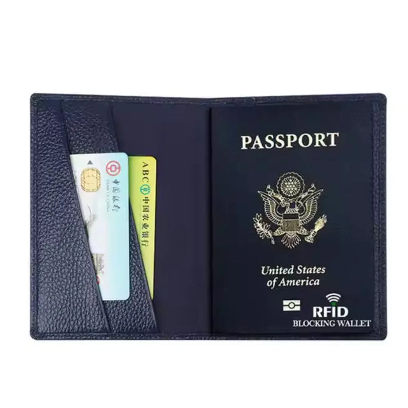 leather passport holder