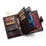 leather travel wallet