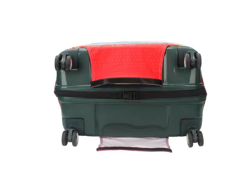 luggage cover bottom velcro