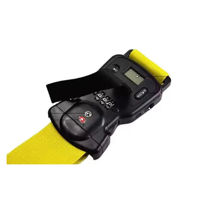 luggage strap with weighing scale