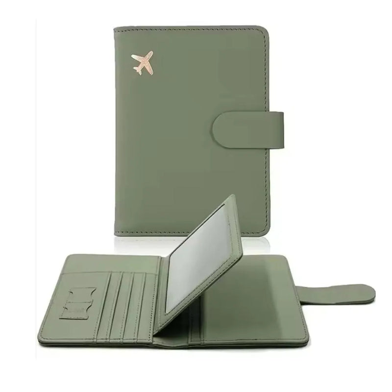 passport holder with multiple compartments