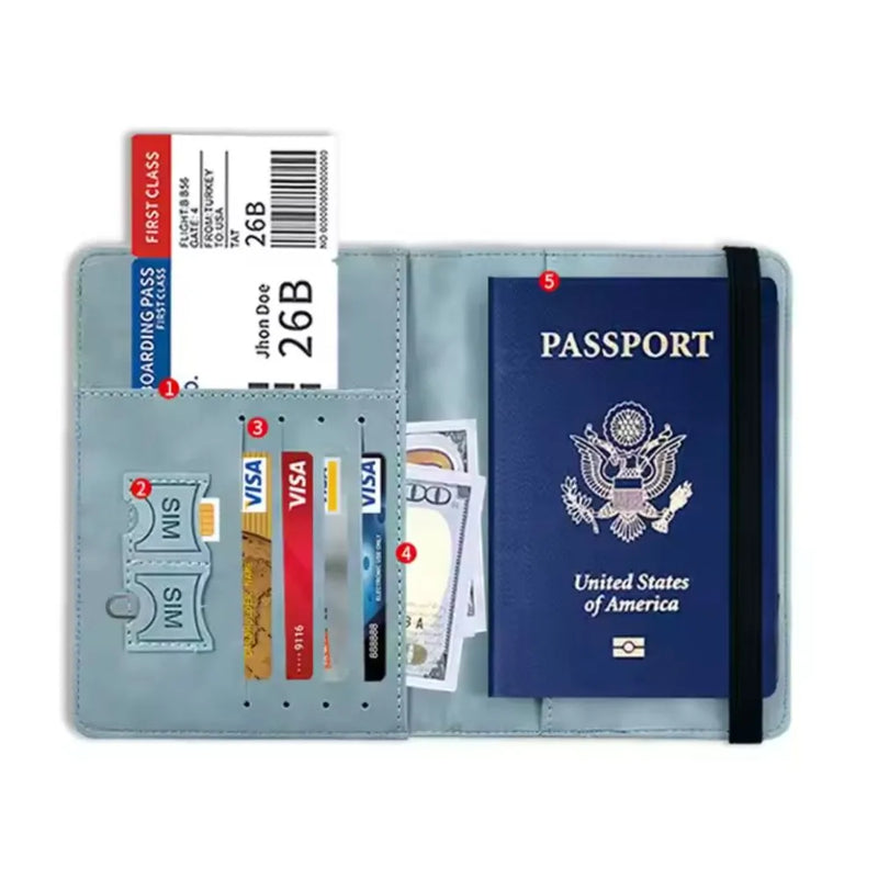 passport travel wallet