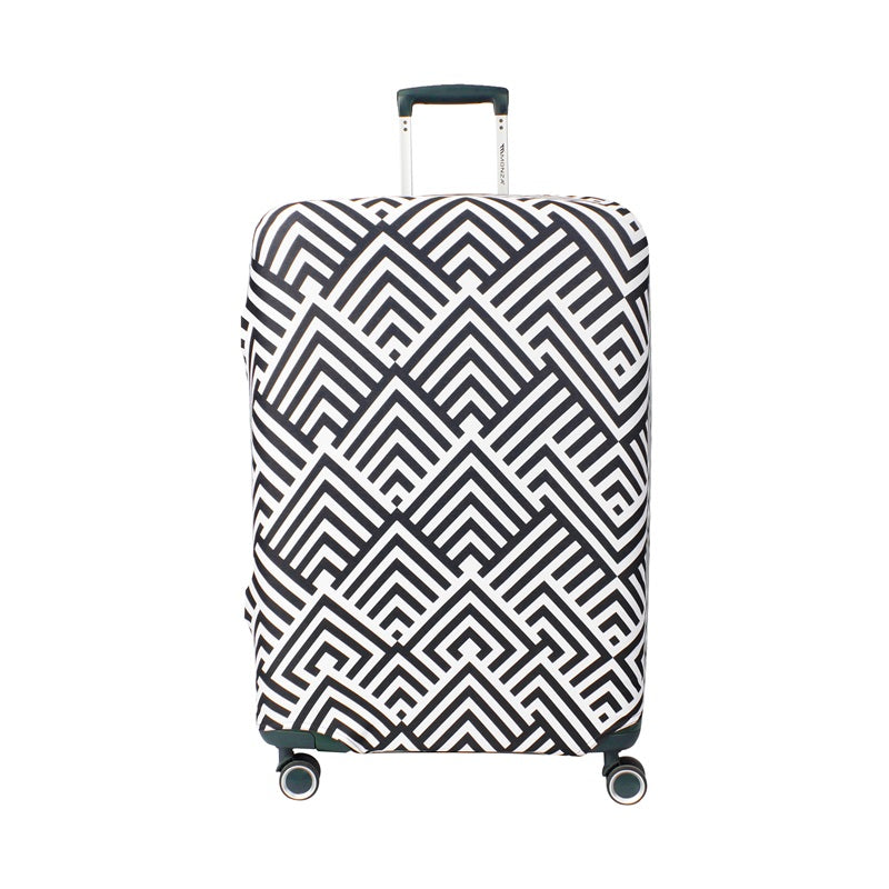 luggage cover with peaks print