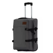 Grey soft duffel luggage