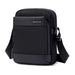 black vertical crossbody bag