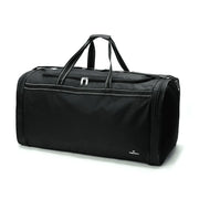 Large Polyester Duffel Bag Front Black